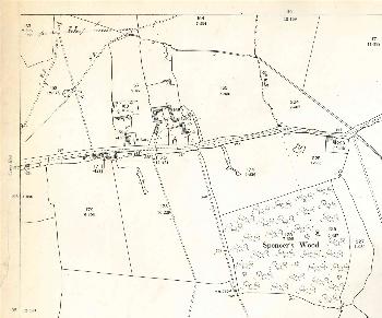 The eastern part of Cross End in 1901